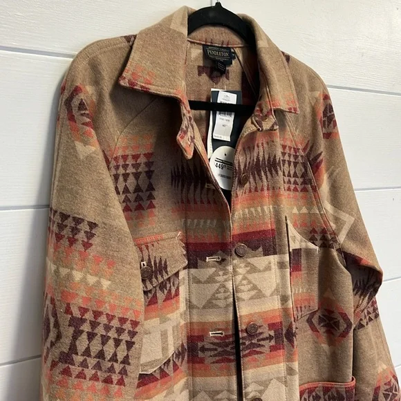 Pendleton Wool Shirt Jacket Size Medium. New with Tags. - Picture 2 of 3